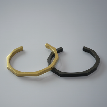 Titan Stainless Steel Hex Bracelet (Black, Gold Style & Sliver)